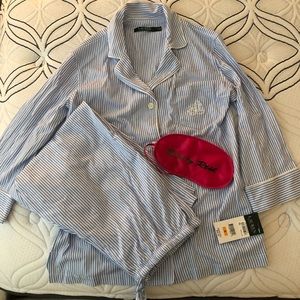 Pjs and a sleep mask